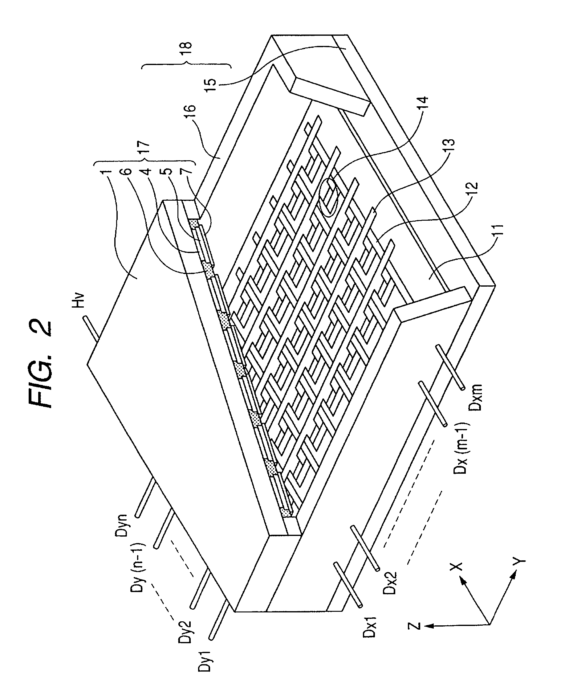 Light emitting screen structure and image forming apparatus