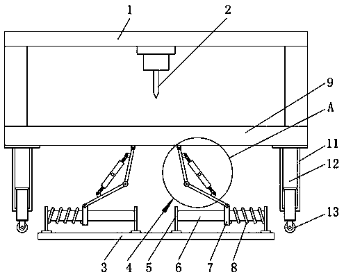 Punching machine with damping function and for bearing production