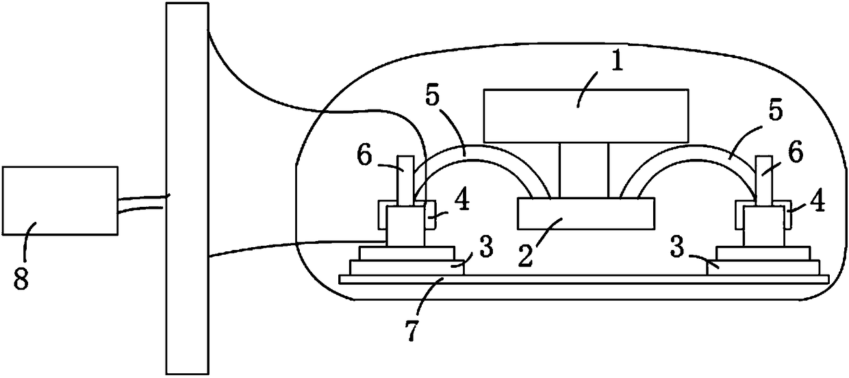 A kind of automobile rearview mirror and control method