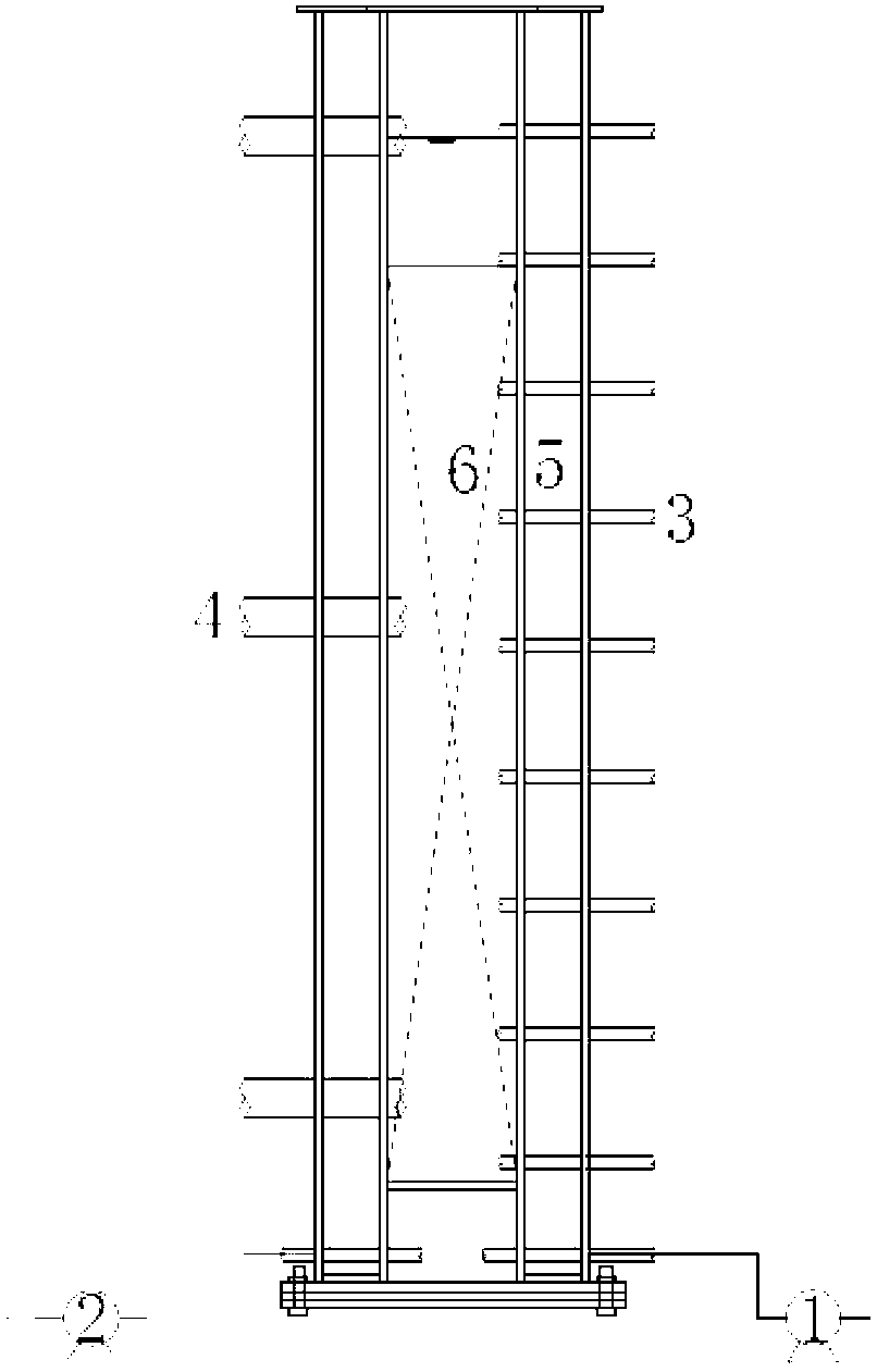 Starting and running method of completely autotrophic ammonium removal over nitrite technology