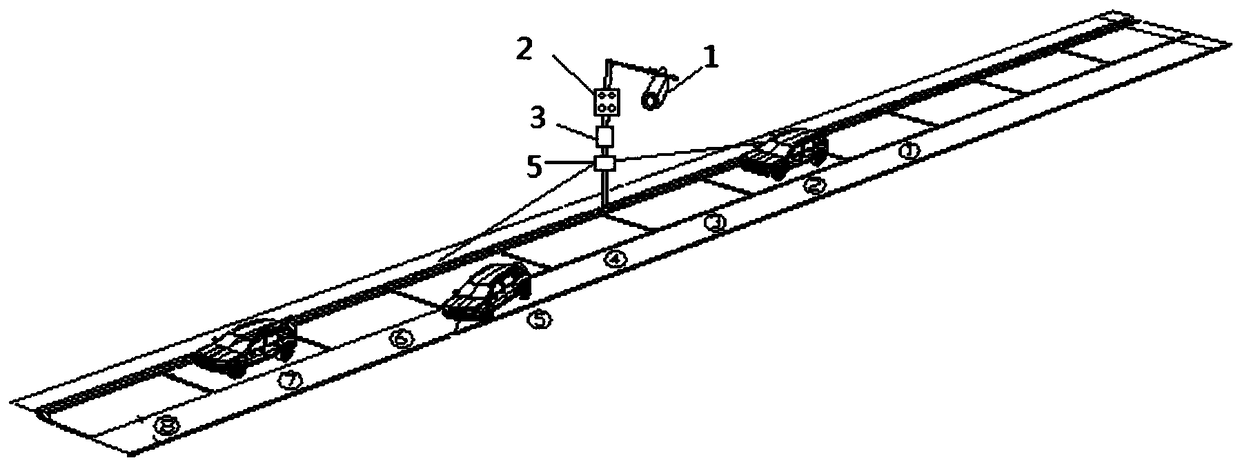 Roadside parking management system based on camera matrix