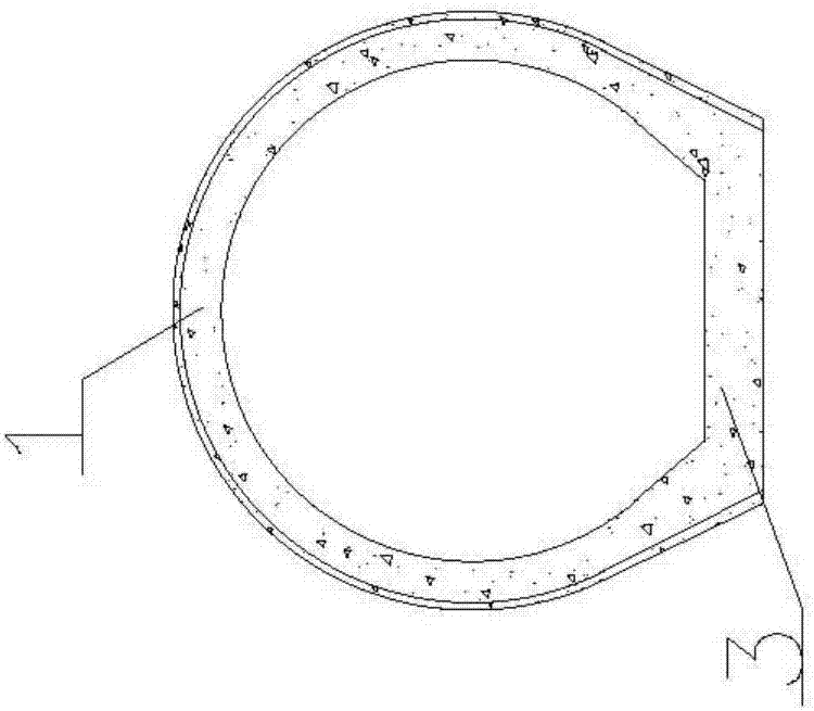 Technology for single working face double-trolley lining continuous casting of reinforced concrete lining tunnel