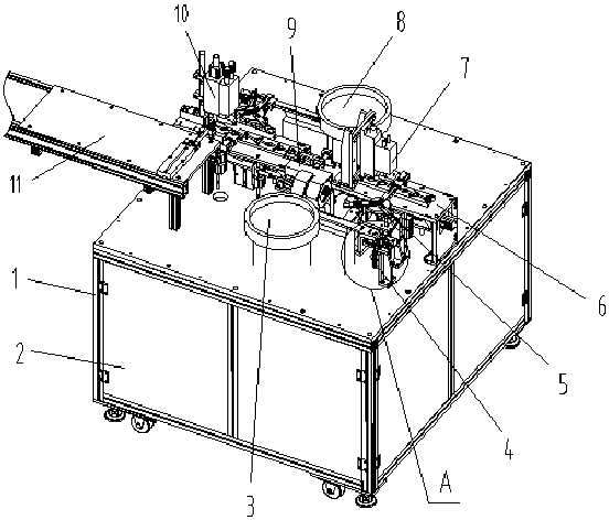 A button battery automatic butt welding device