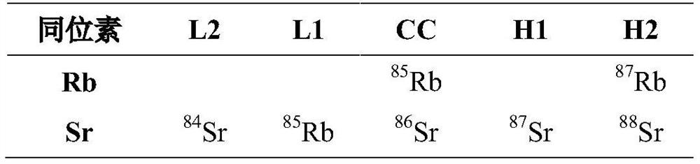 A rapid method for detecting rb-sr isotopes in rock samples