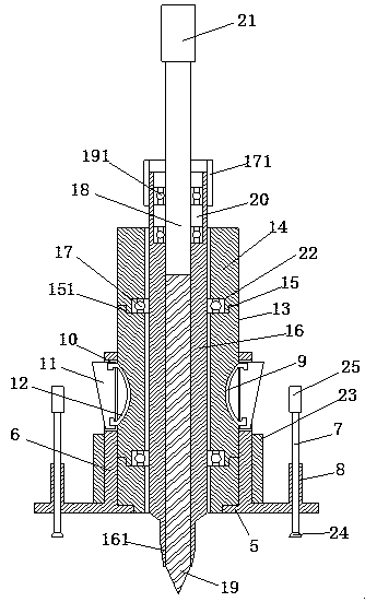 Bone drilling device for medical operation of nervous system