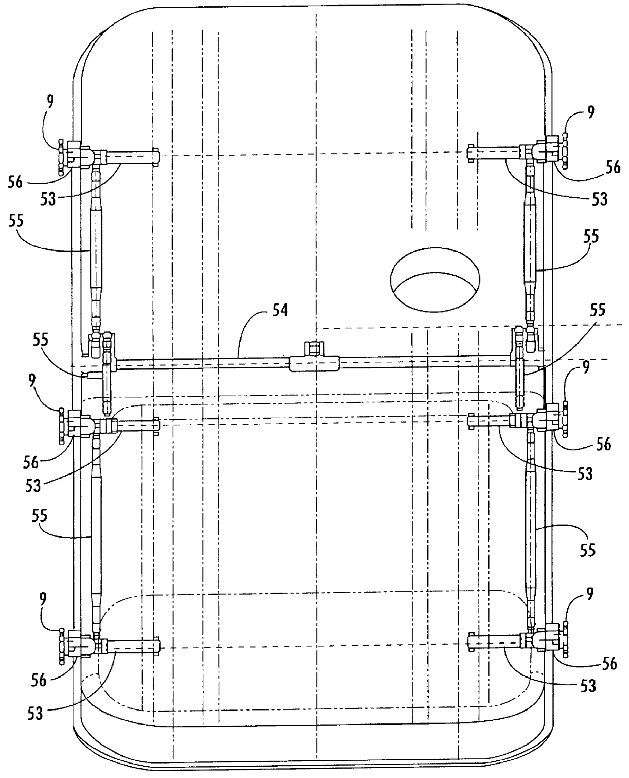 Plug door operating mechanism