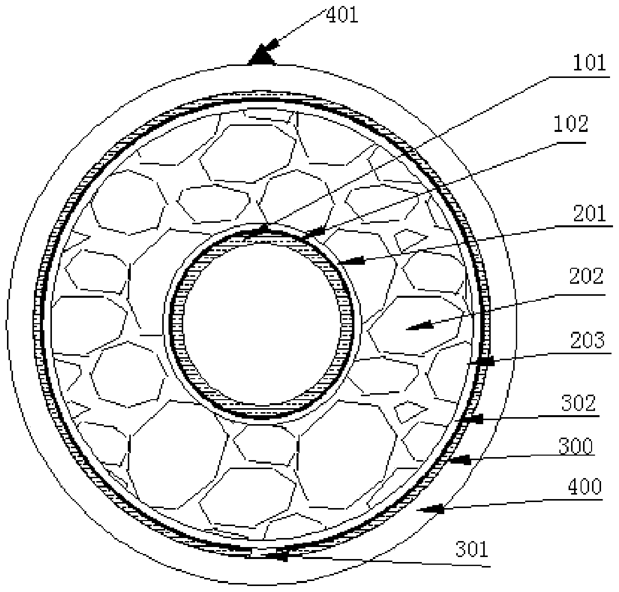 Coaxial leaky cable for 5G signal transmission