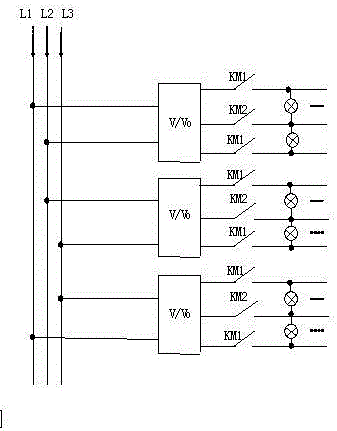 Voltage transformation type high-voltage sodium lamp power saver