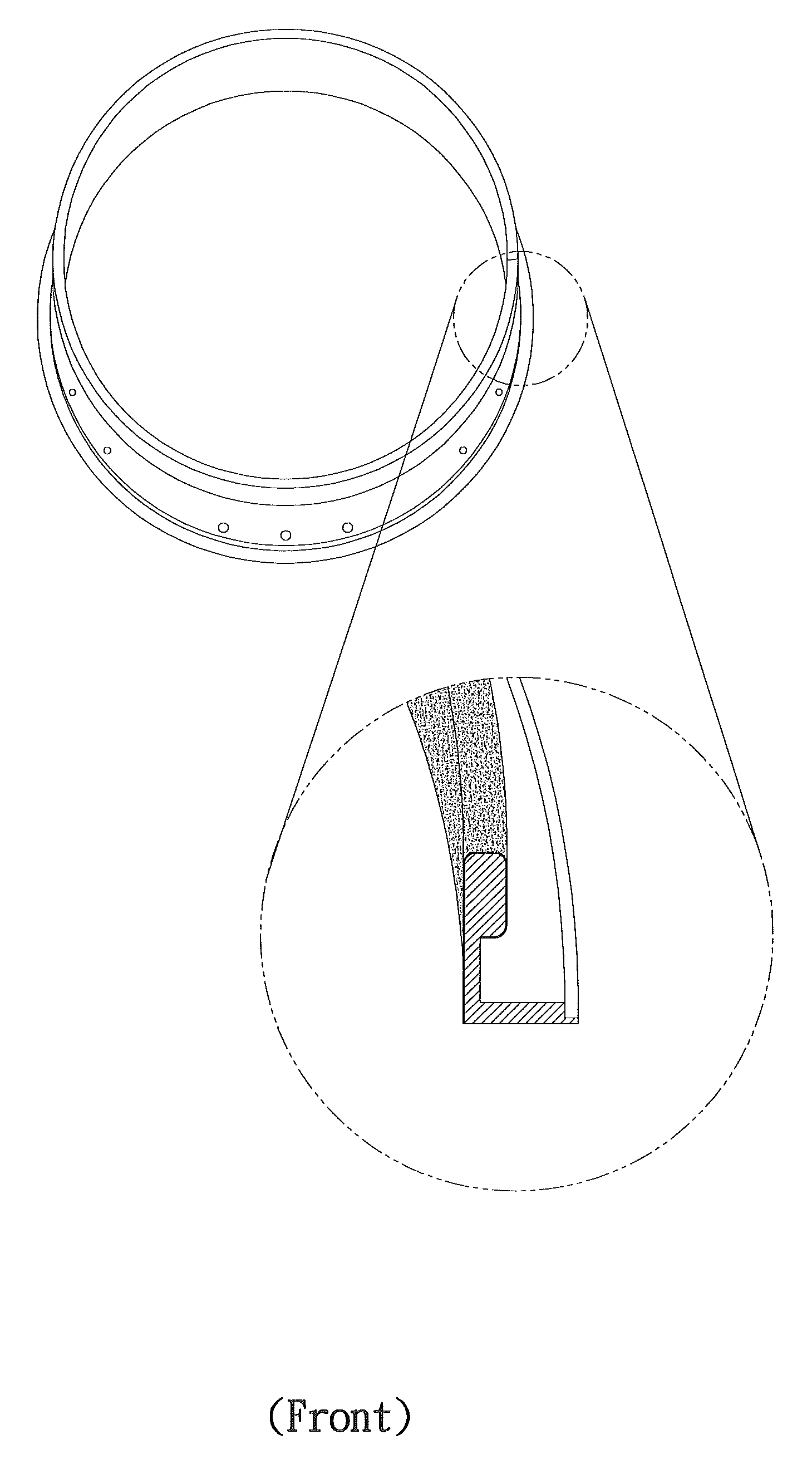 Reaction chamber structural parts with thermal spray ceramic coating and method for forming the ceramic coating thereof