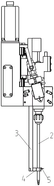 Fixing bracket and injection equipment for mixing hose of injection head