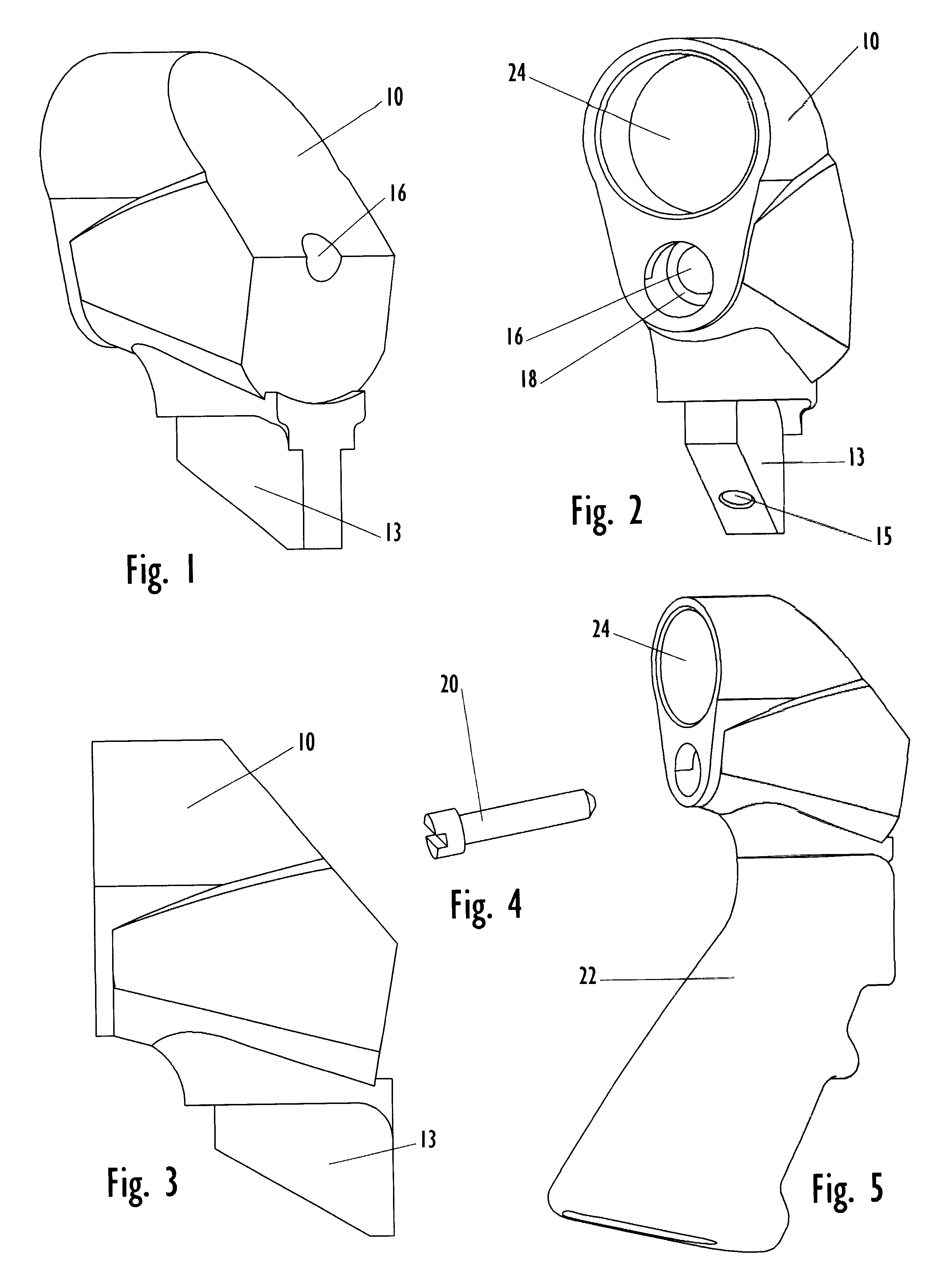 Firearm interface for a buttstock and pistol grip