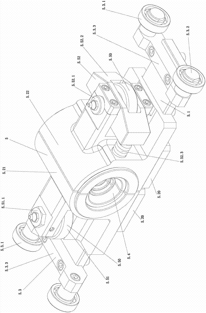 Steel tube traction machine