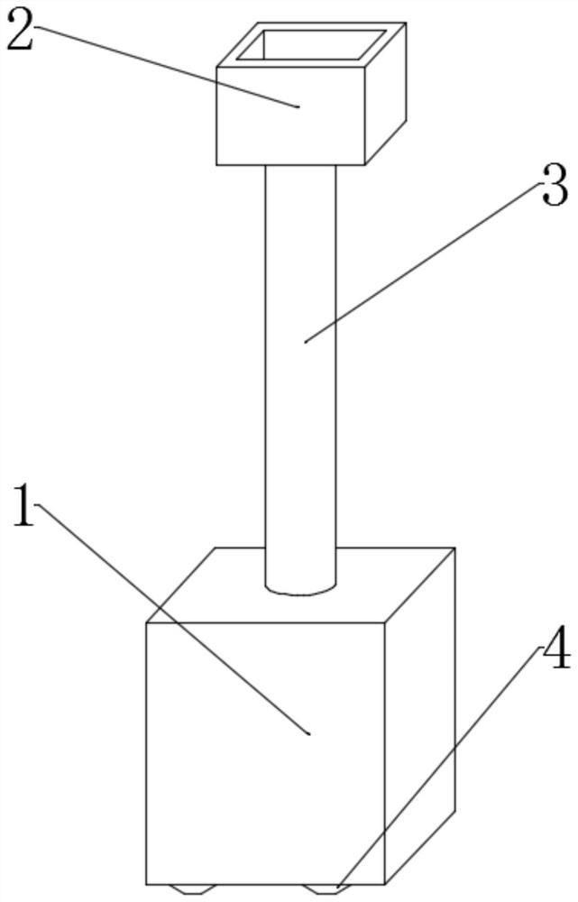 Portable mobile mounting rack for electronic chest bottle and mounting method of portable mobile mounting rack