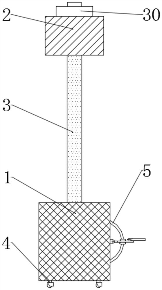 Portable mobile mounting rack for electronic chest bottle and mounting method of portable mobile mounting rack