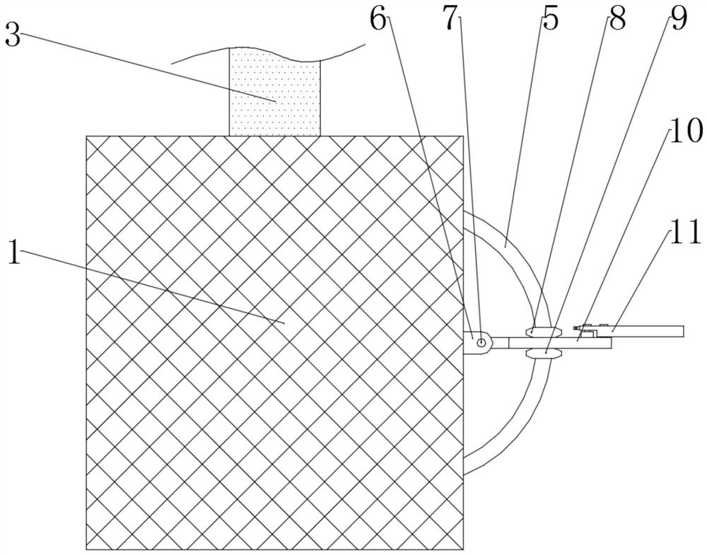 Portable mobile mounting rack for electronic chest bottle and mounting method of portable mobile mounting rack