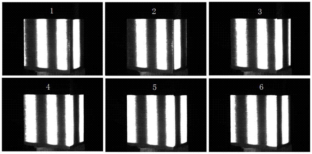 Method for fast recovering surface phase of high-light object based on least square method