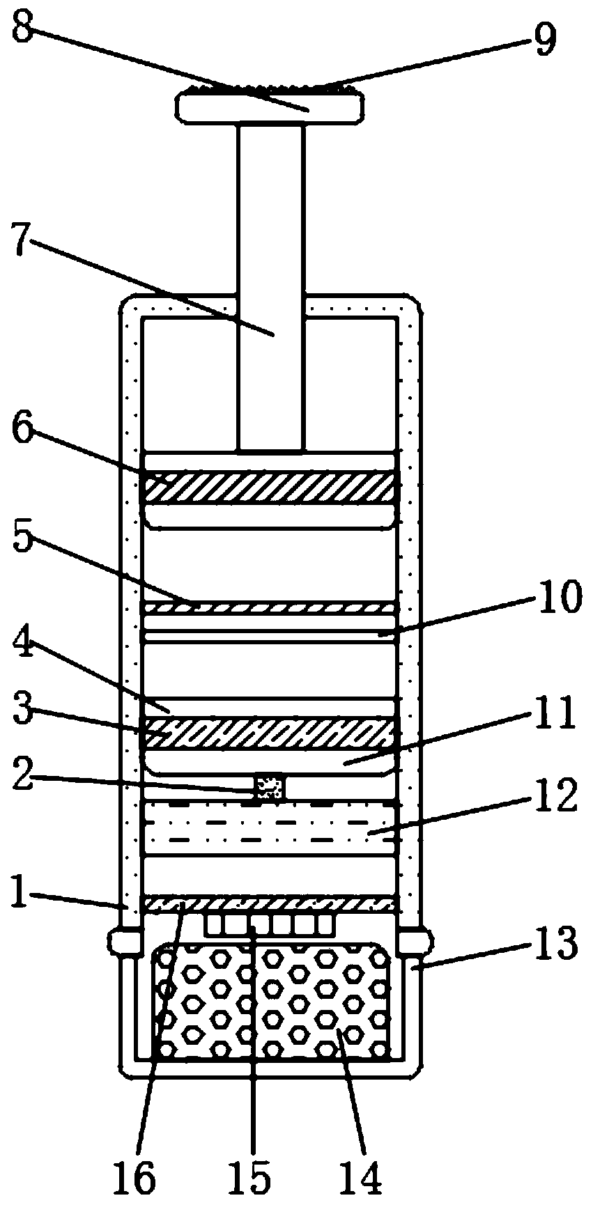 Cell collector for biological genetic test