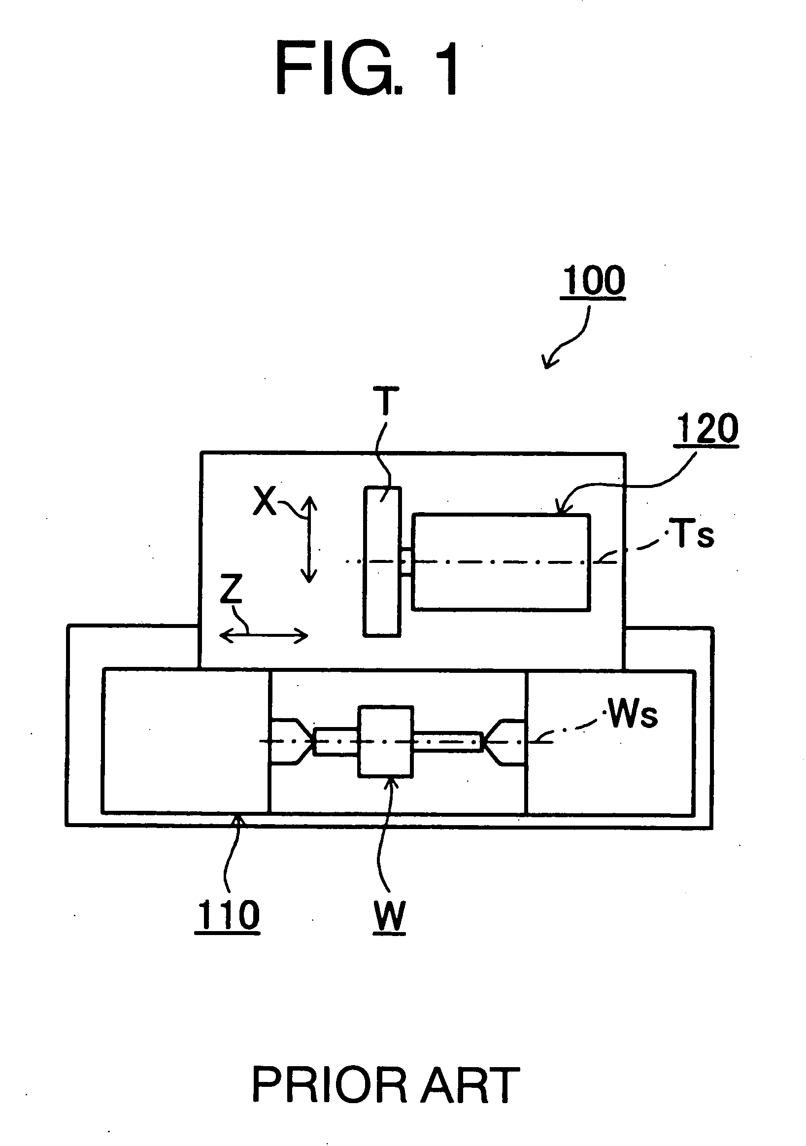 Cylindrical grinder, and mechanism for producing relative movement between grinding wheel and workpiece in cylindrical grinder