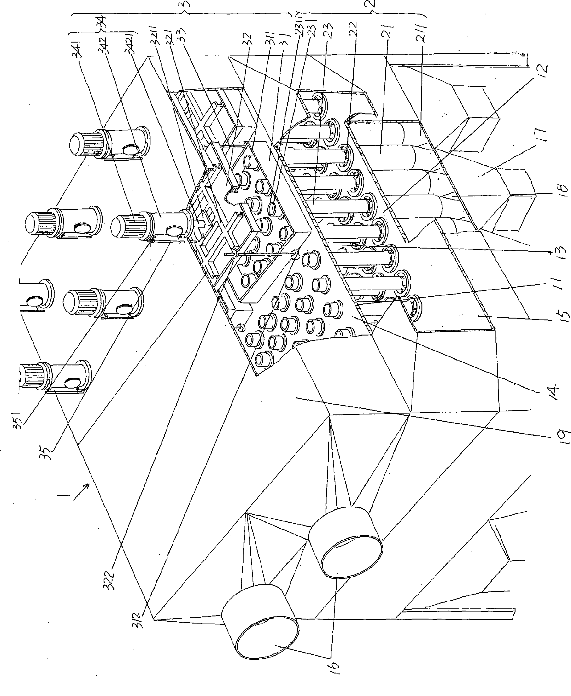 Rotational flow precipitator with adjustable input air