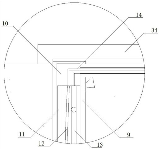 An anti-hedgehog dig-through structure for the bottom of a fence