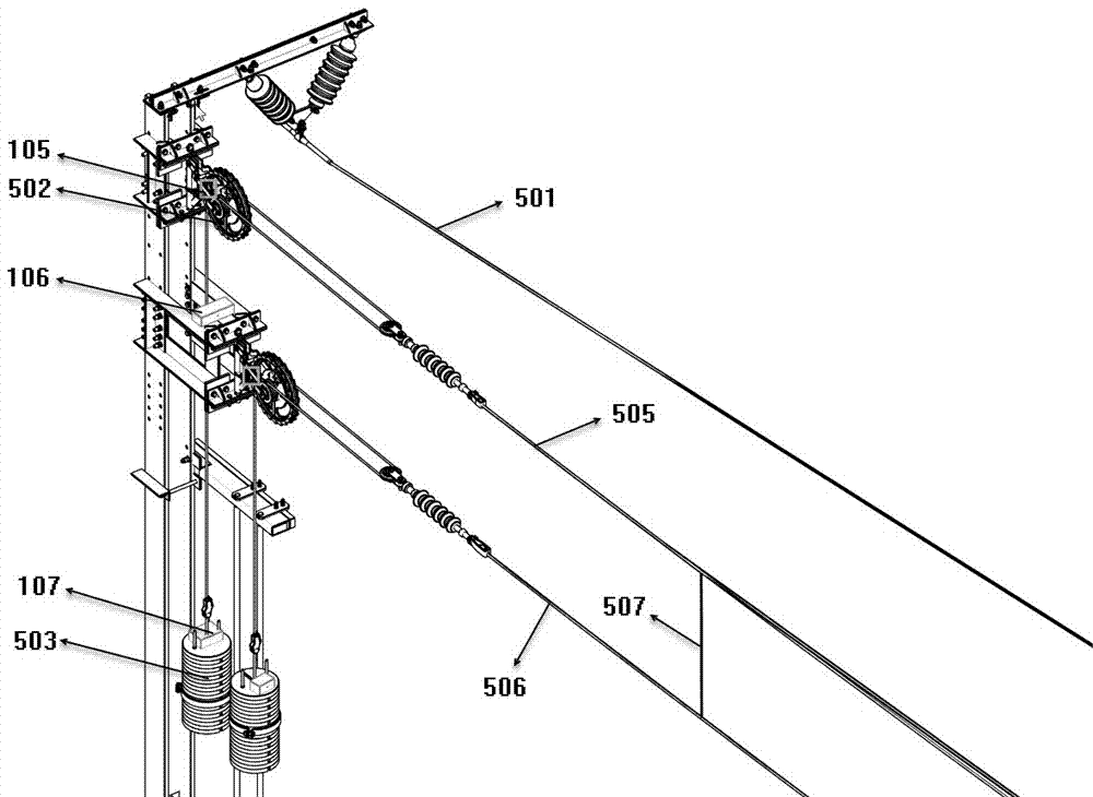 Online monitoring system for overhead line system and method thereof