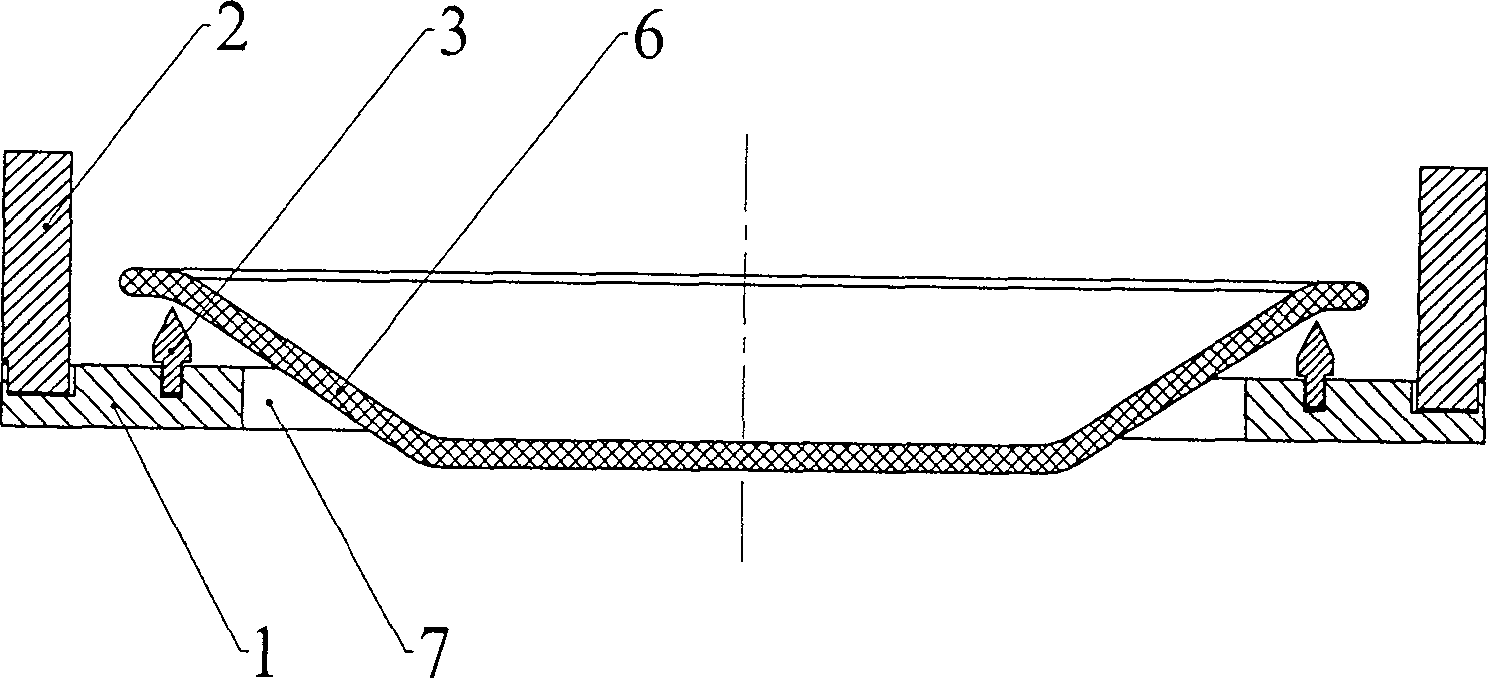 Needle type glazing kiln tool and porcelain ware glazed firing method thereof