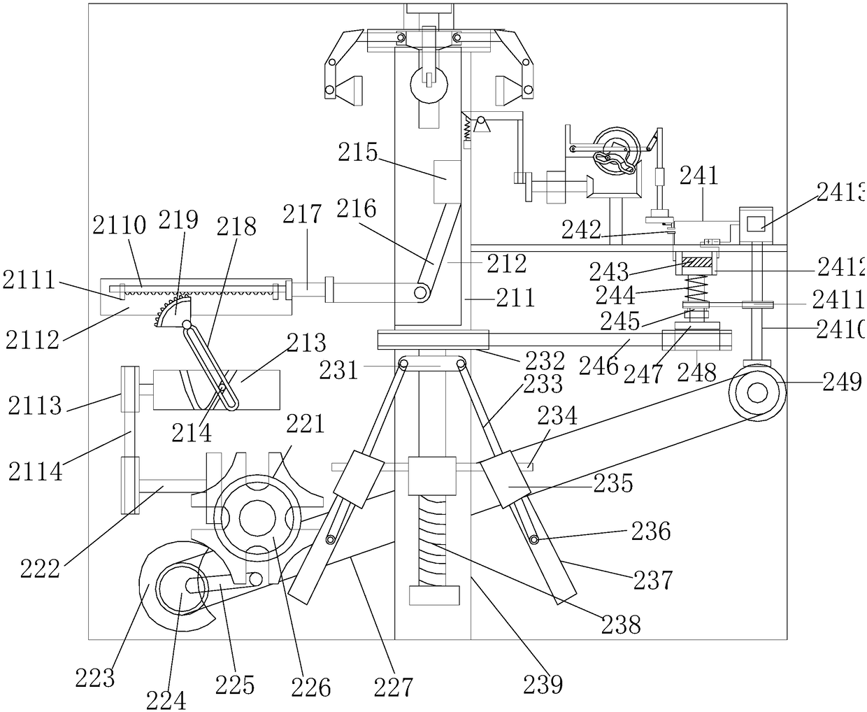 Engineering equipment for bridge construction