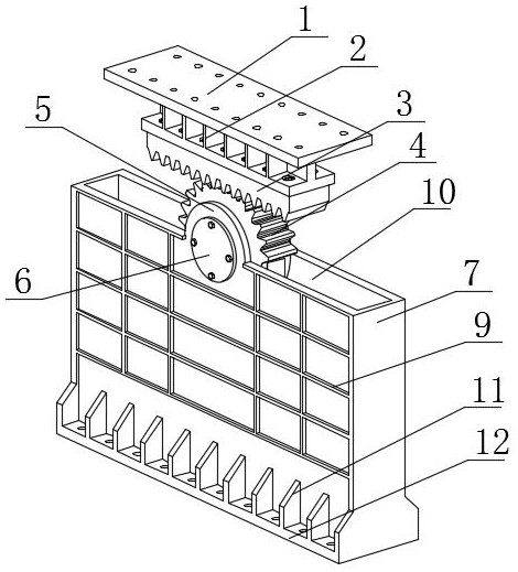 Swing type energy dissipation and shock absorption mechanism suitable for fabricated building