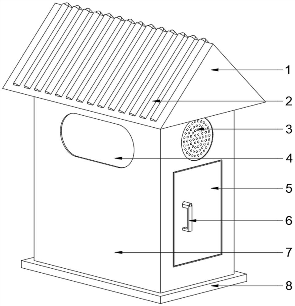 Garbage recycling device for municipal engineering