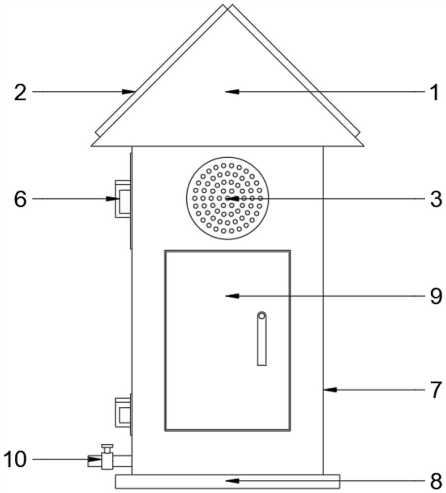 Garbage recycling device for municipal engineering