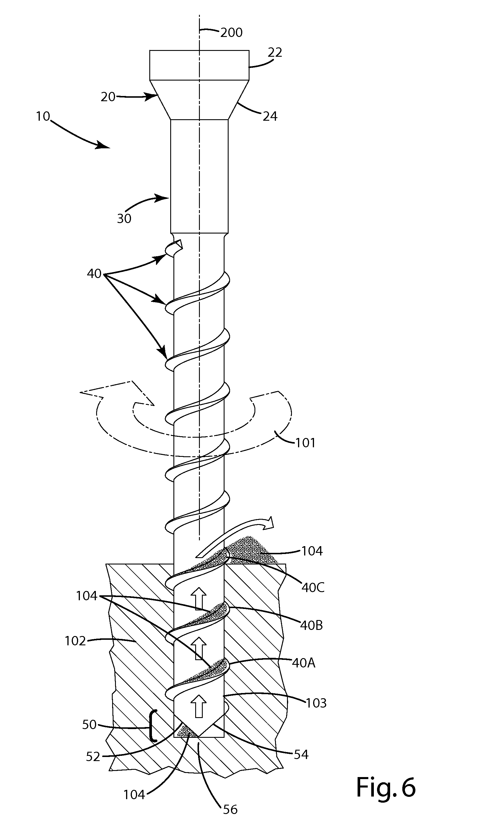 Fastener, installation tool and related method of use