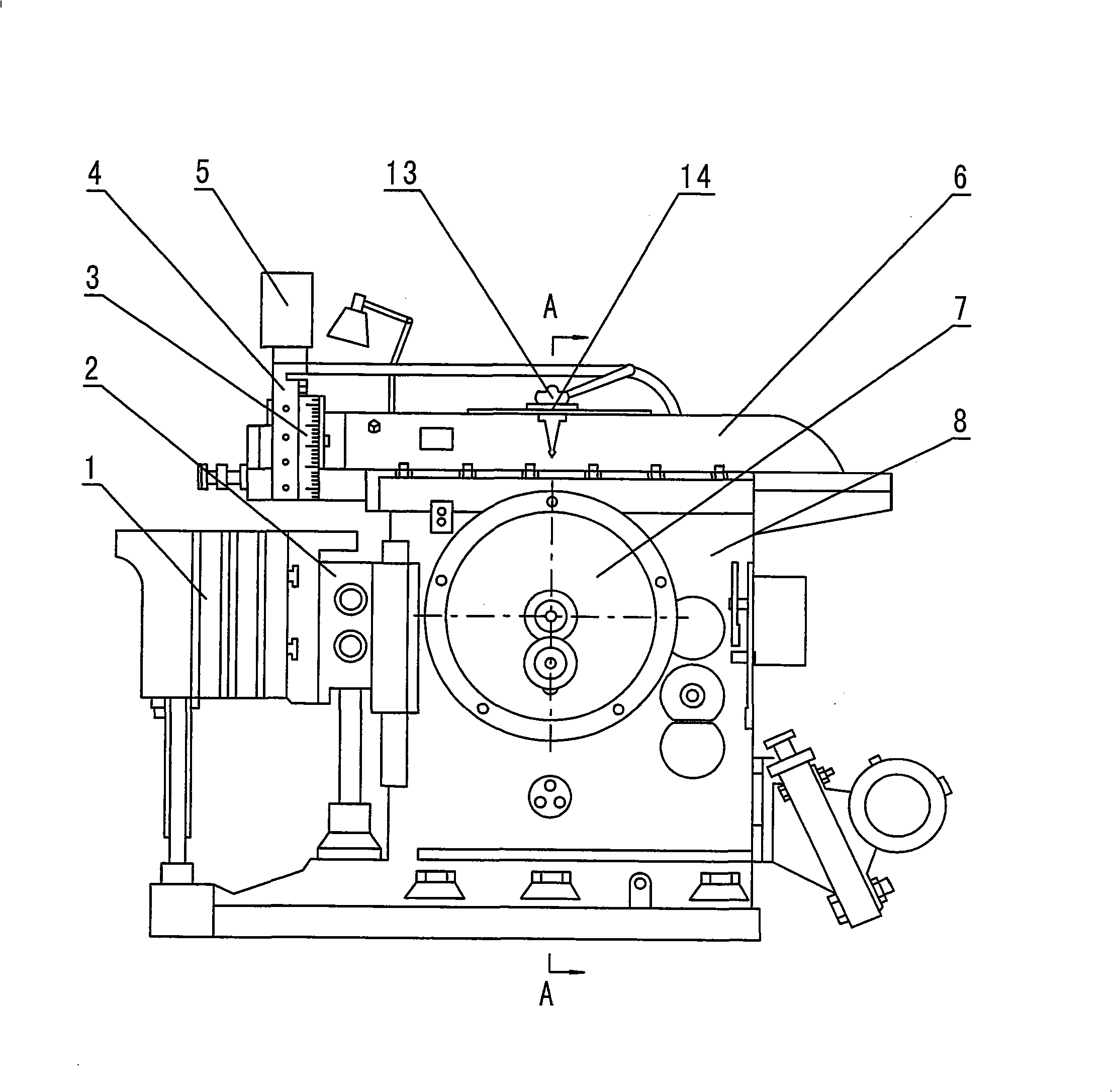 Numerical control squaring machine