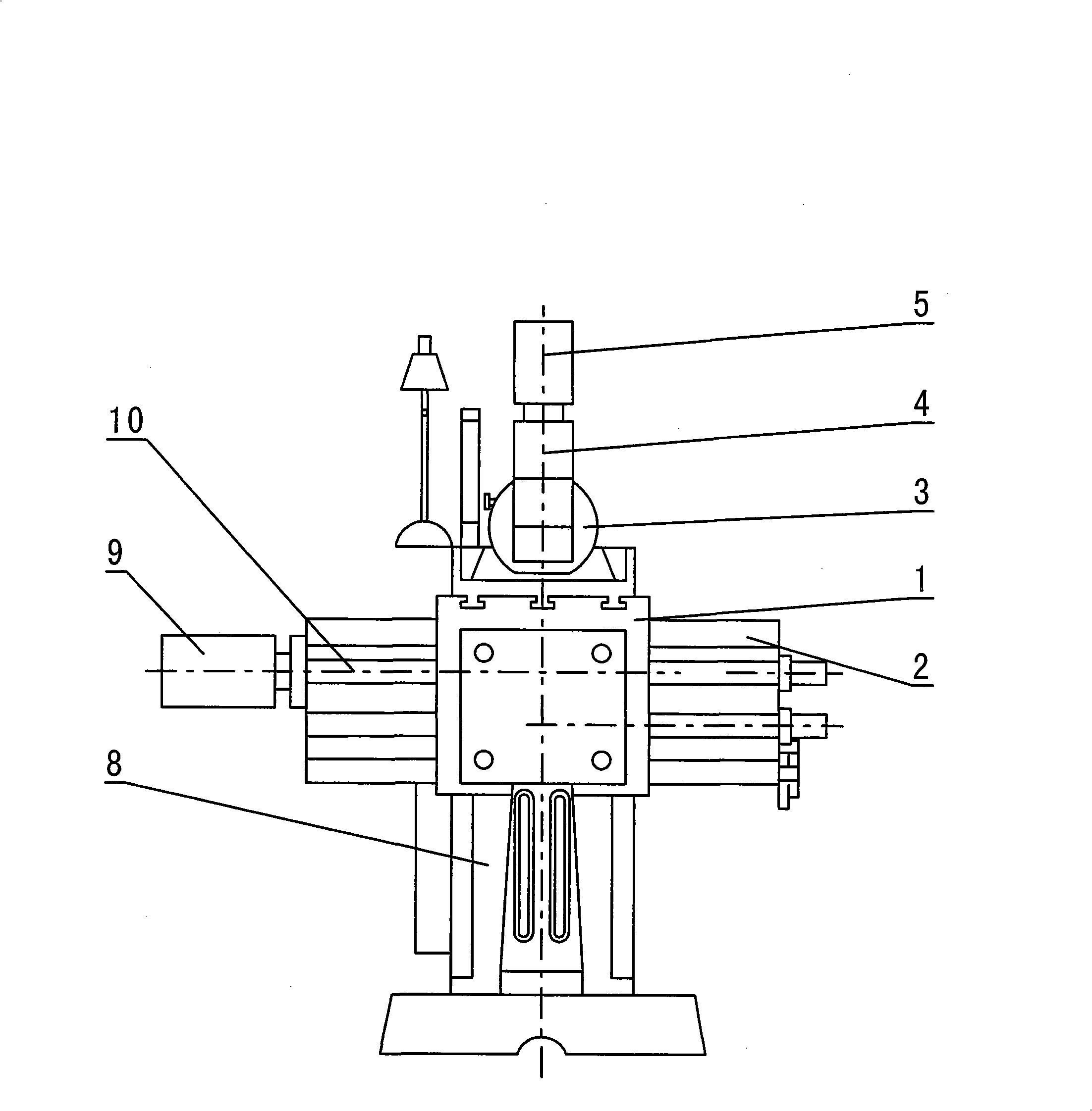 Numerical control squaring machine