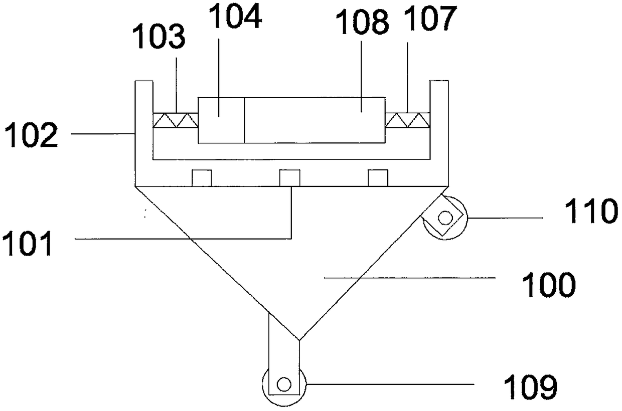 An agricultural planting rack with planting pots capable of being lifted and lowered independently