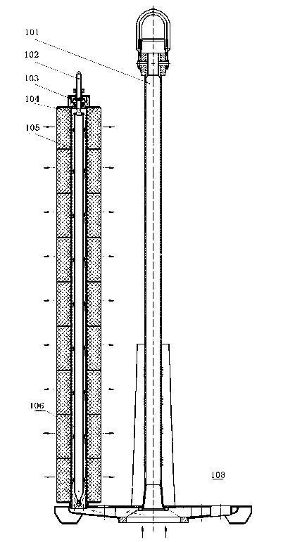 Dyeing rack for tatting yarn, zippers, ropes, ribbons and loose fibers of loading needles of dyeing machine