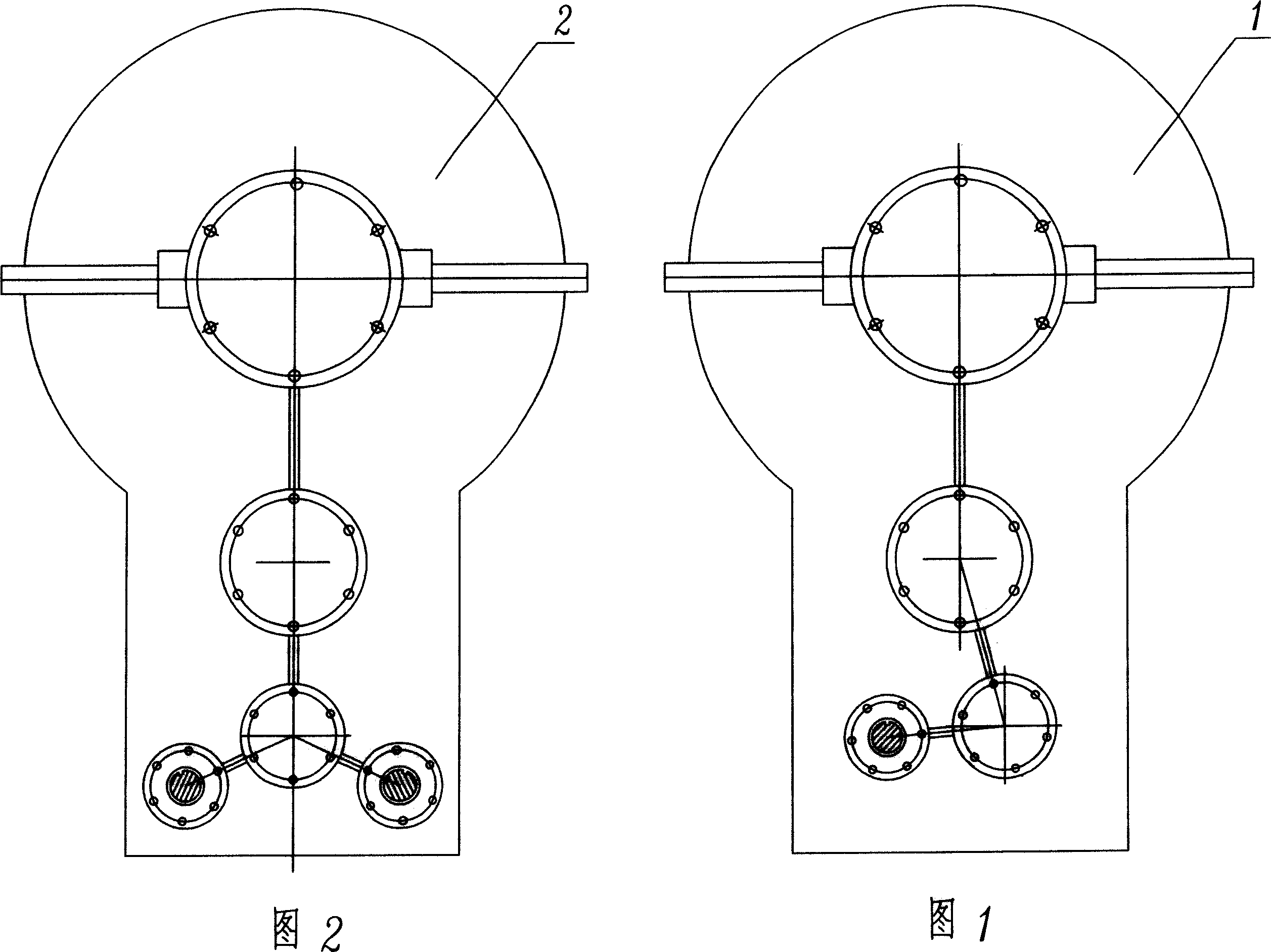 Main upper roll driver for plate bending machine