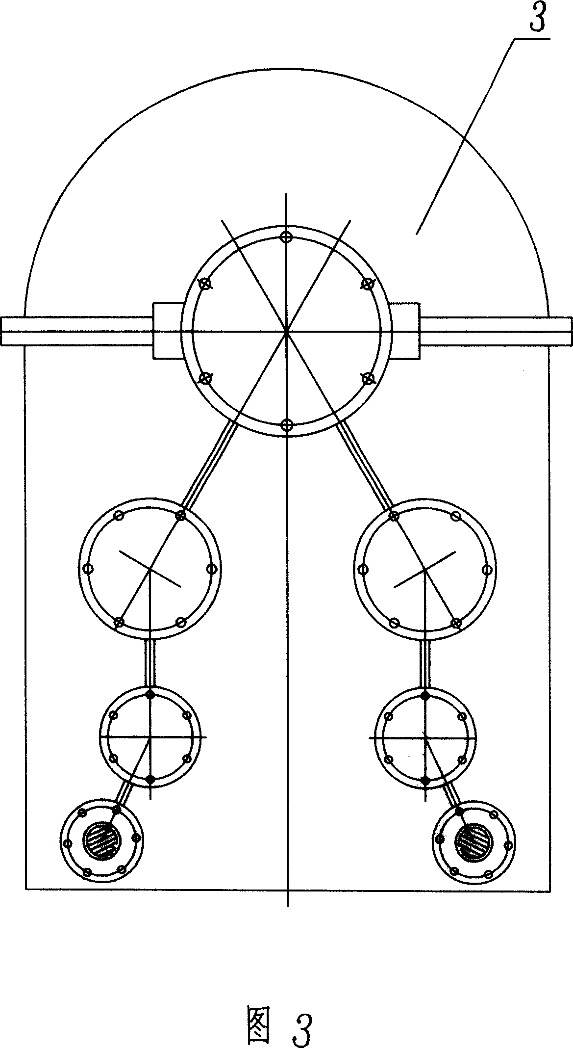 Main upper roll driver for plate bending machine