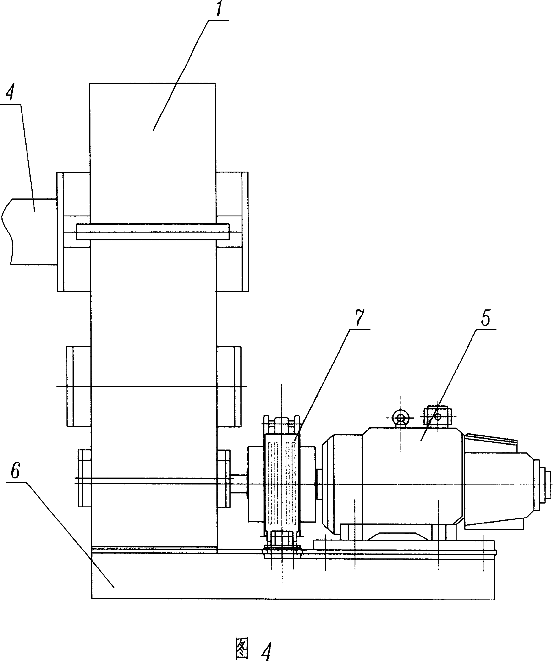 Main upper roll driver for plate bending machine