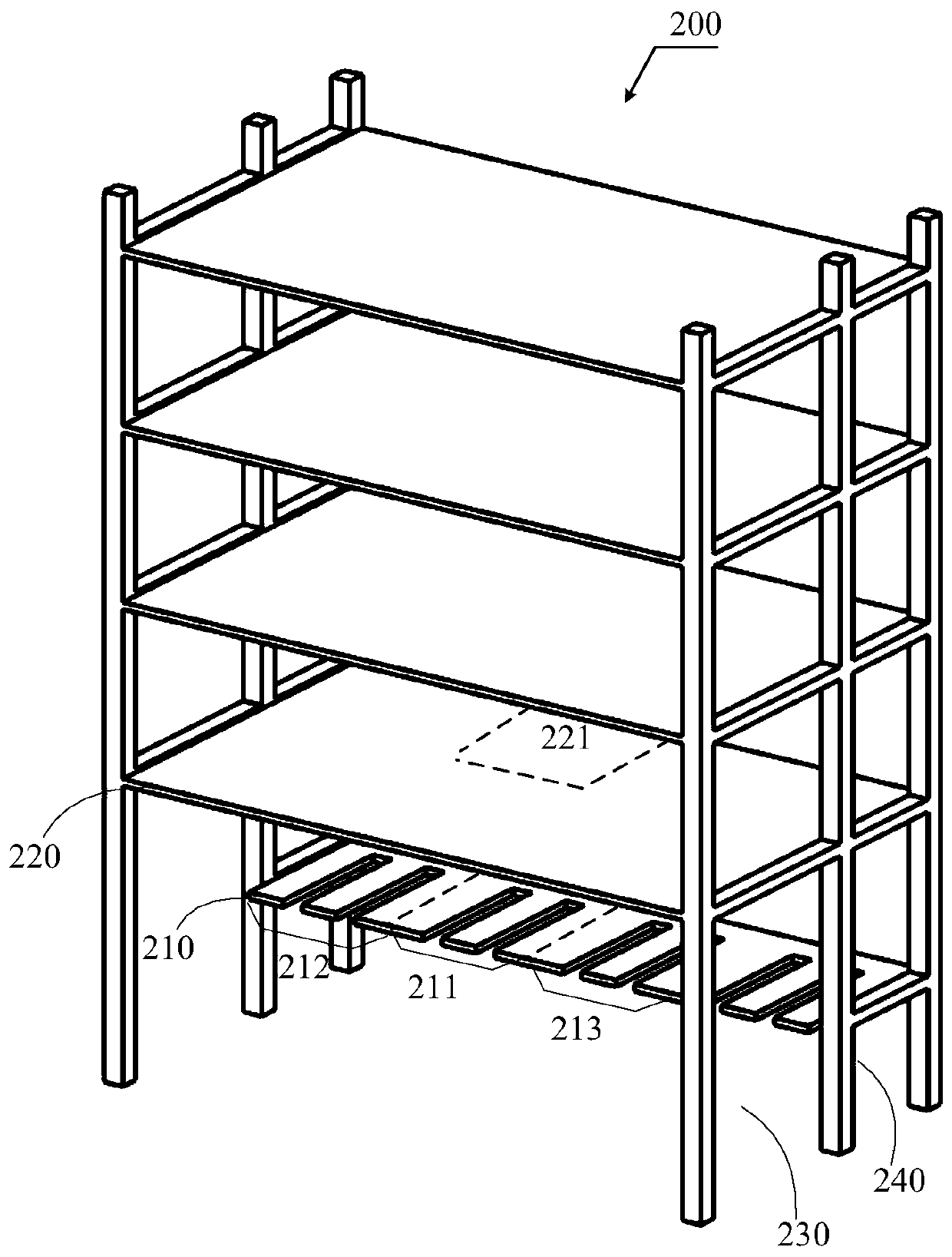 Warehouse-in and warehouse-out control method, device and equipment and readable storage medium