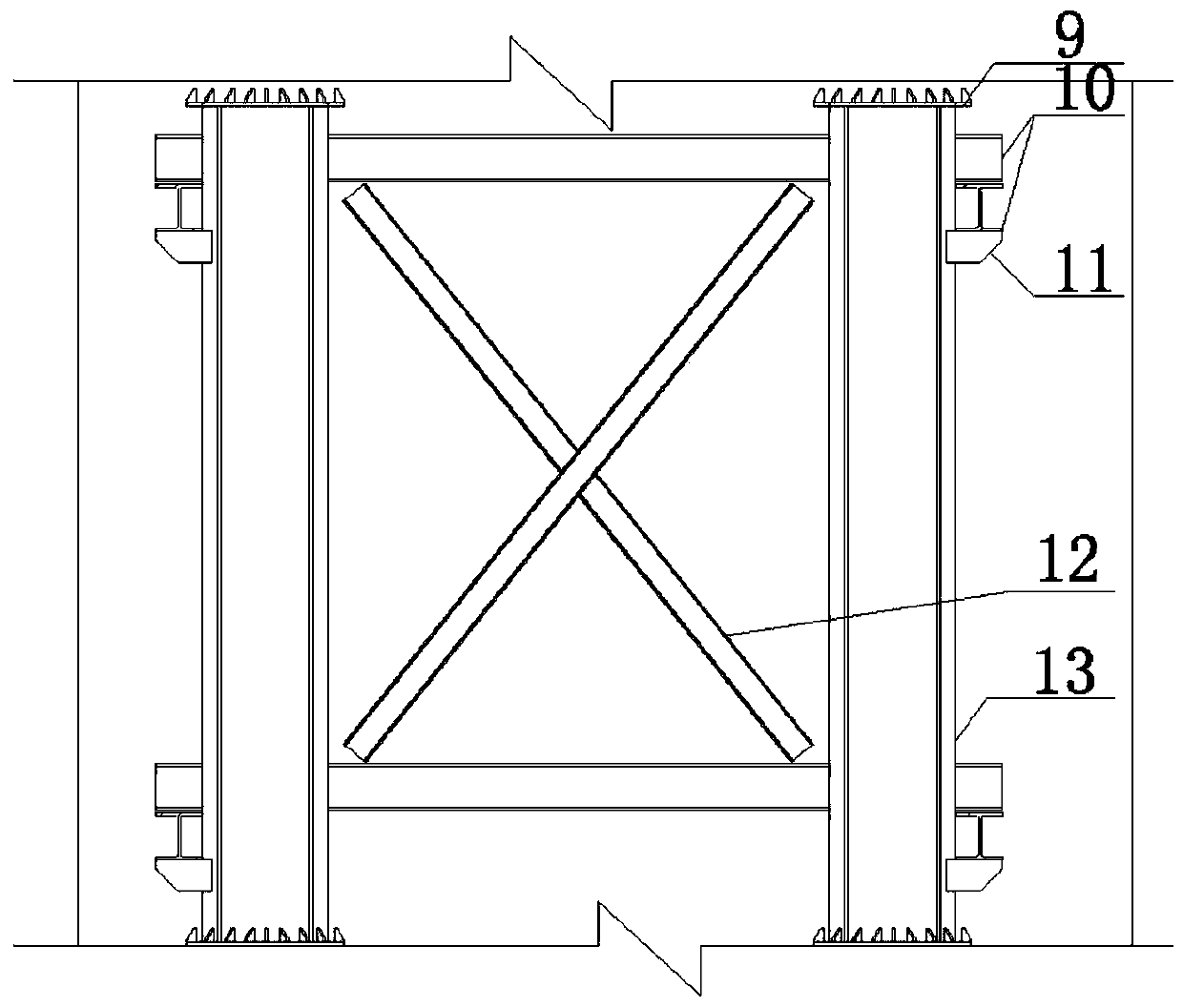 A Construction Method for Formwork Supporting of Bailey Frame of Super-high and Large-span Cast-in-situ Concrete Beam