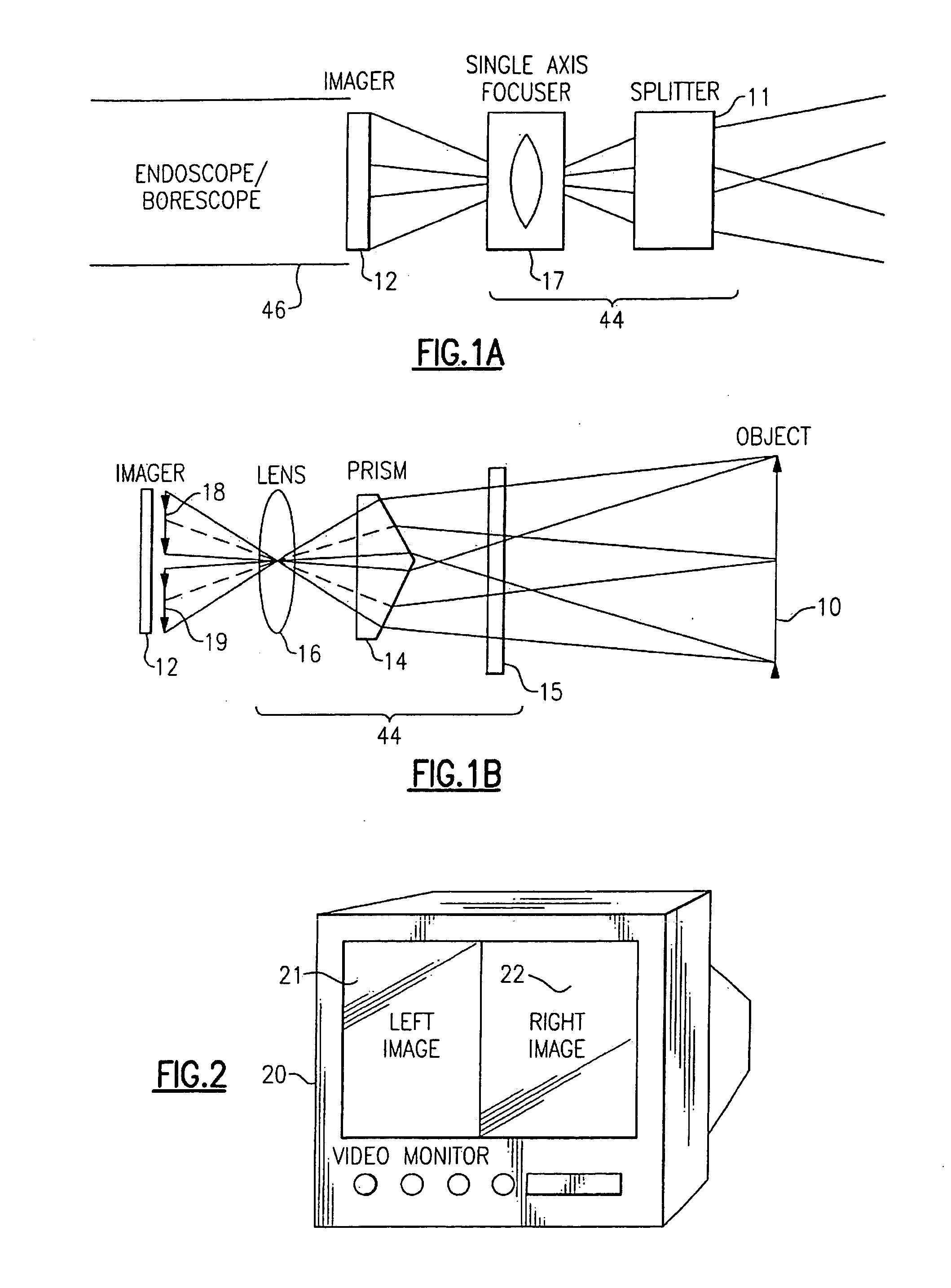 Stereo-measurement borescope with 3-D viewing