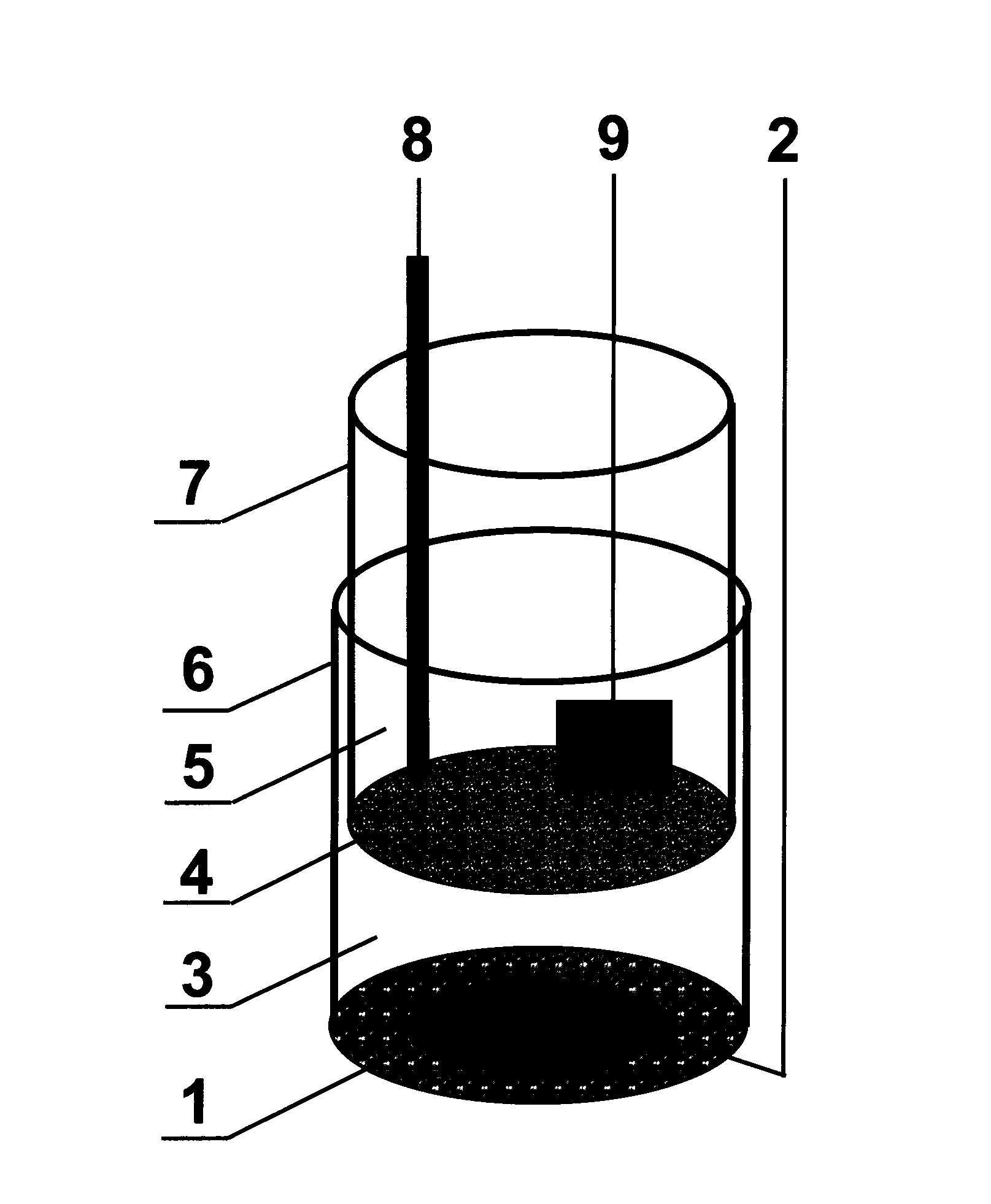 Preparation method of enzyme biosensor for detecting formaldehyde gas