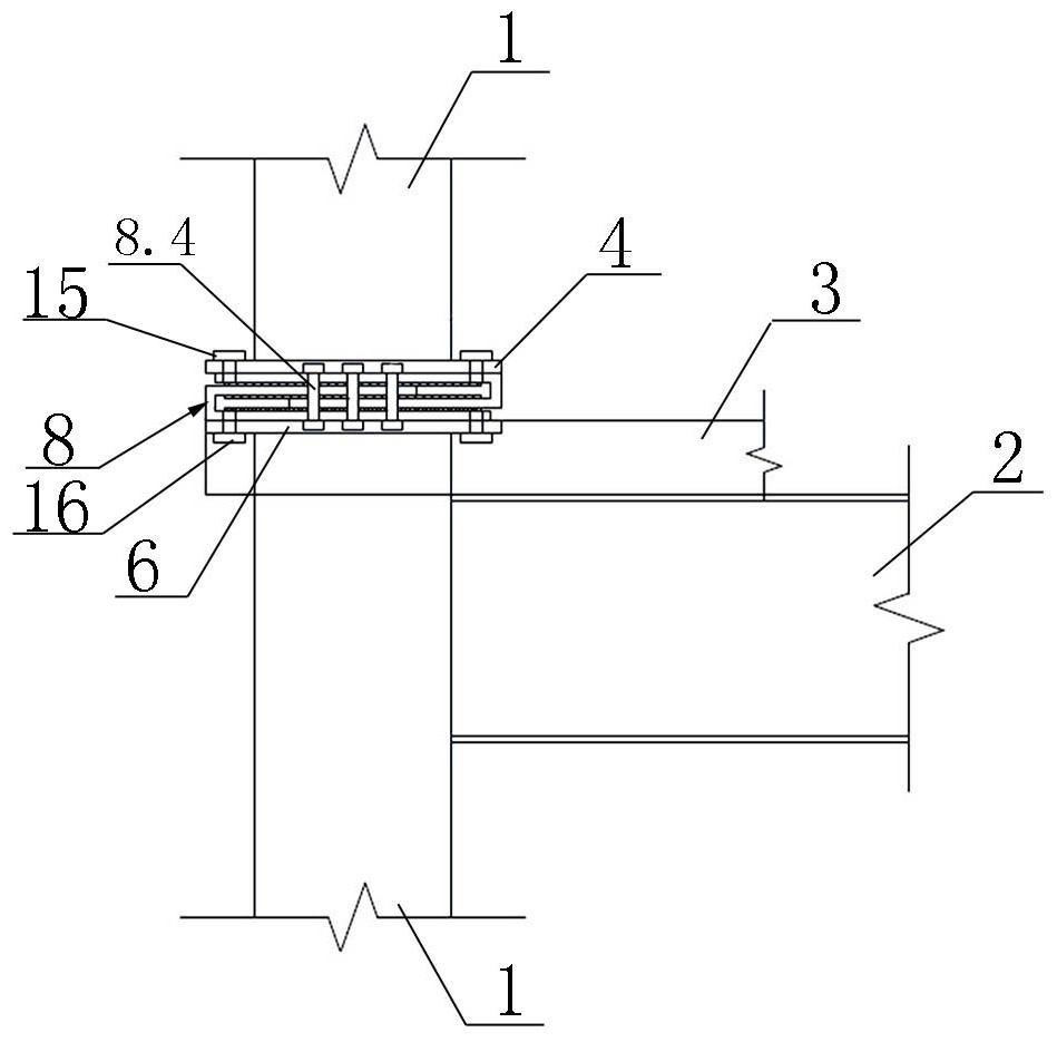 Design method of a prestressed fabricated steel frame friction damping structure system