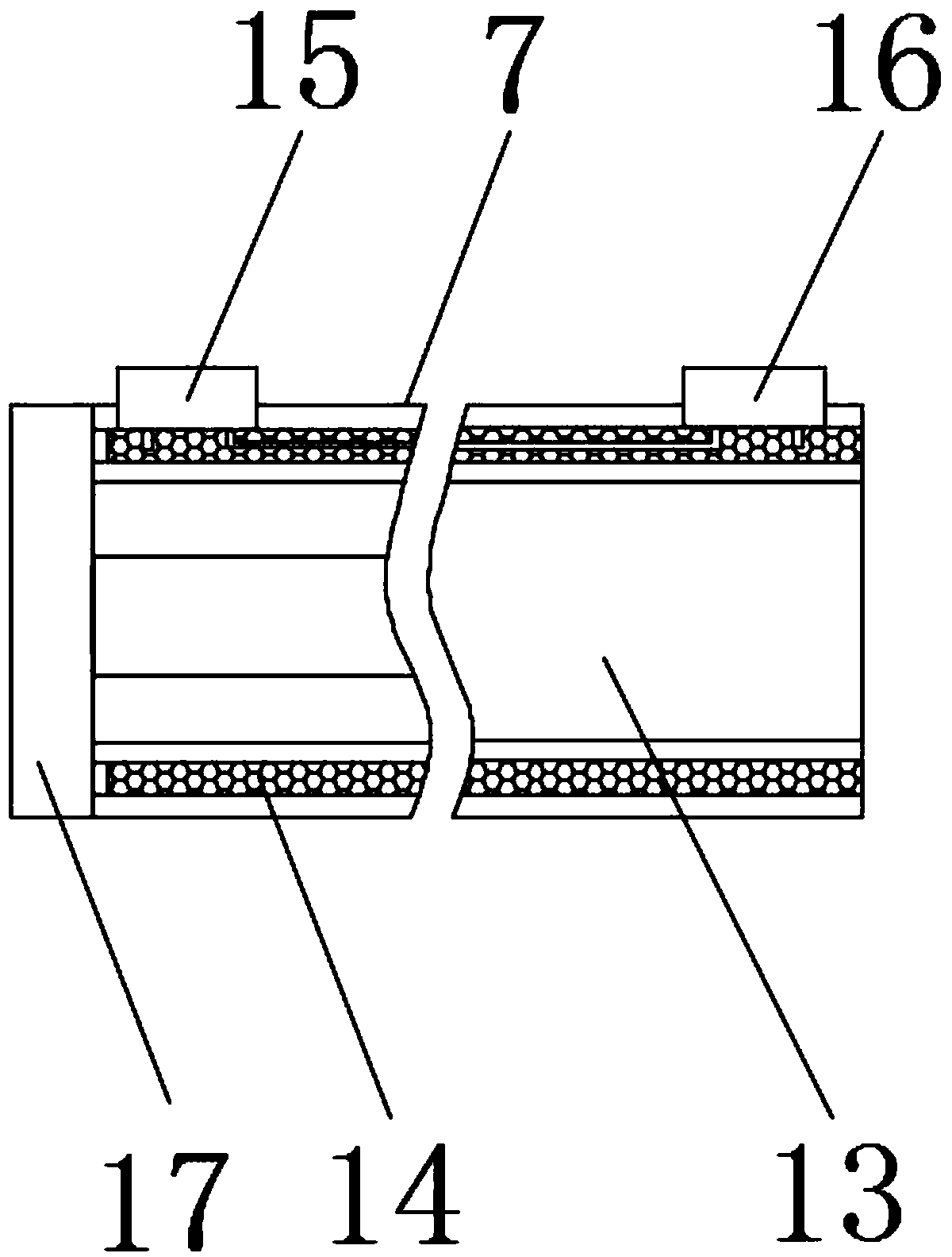 Extraction device for soybean protein concentrate