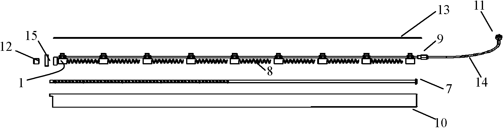 Sensor for measuring direct solar radiation transmittance under different vegetation canopies