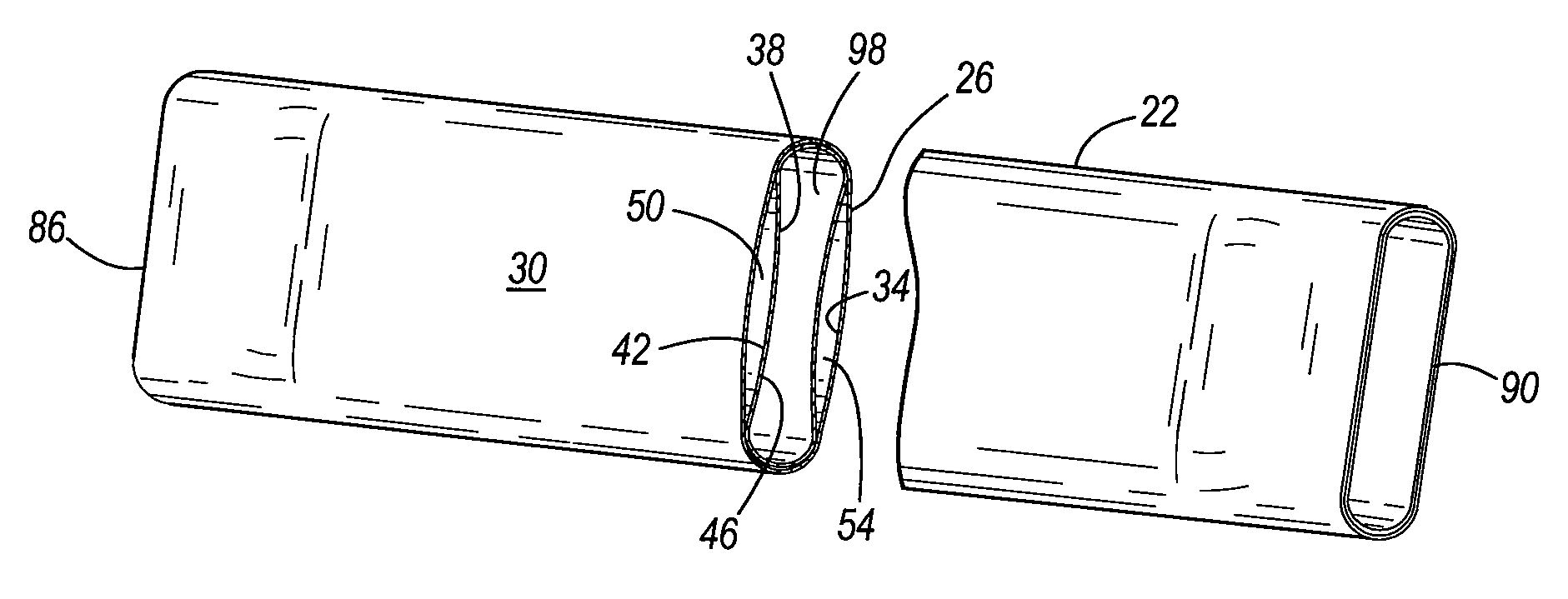 Hydraulic damper element