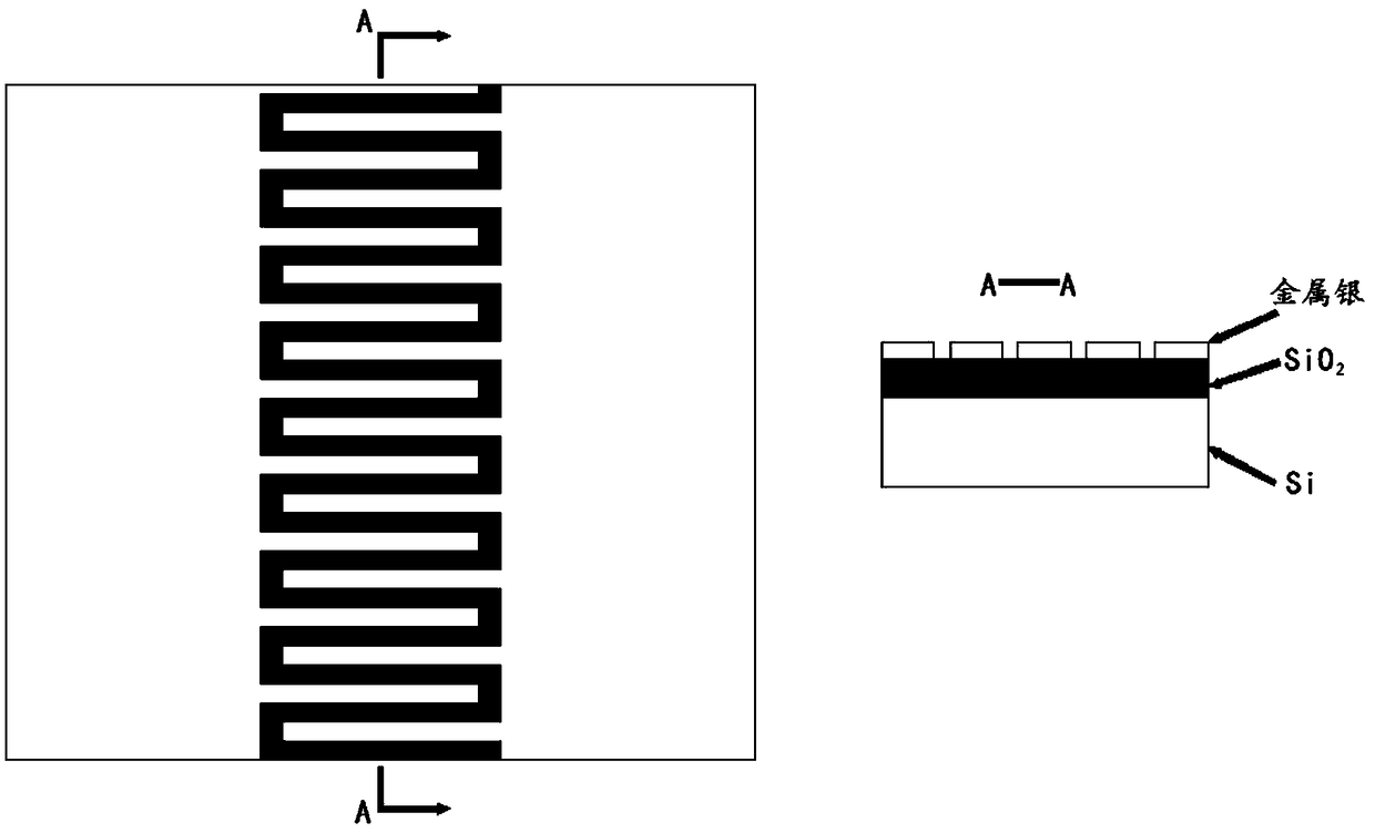 A quantum transmission type high-performance thin film sensing material and a preparation method thereof