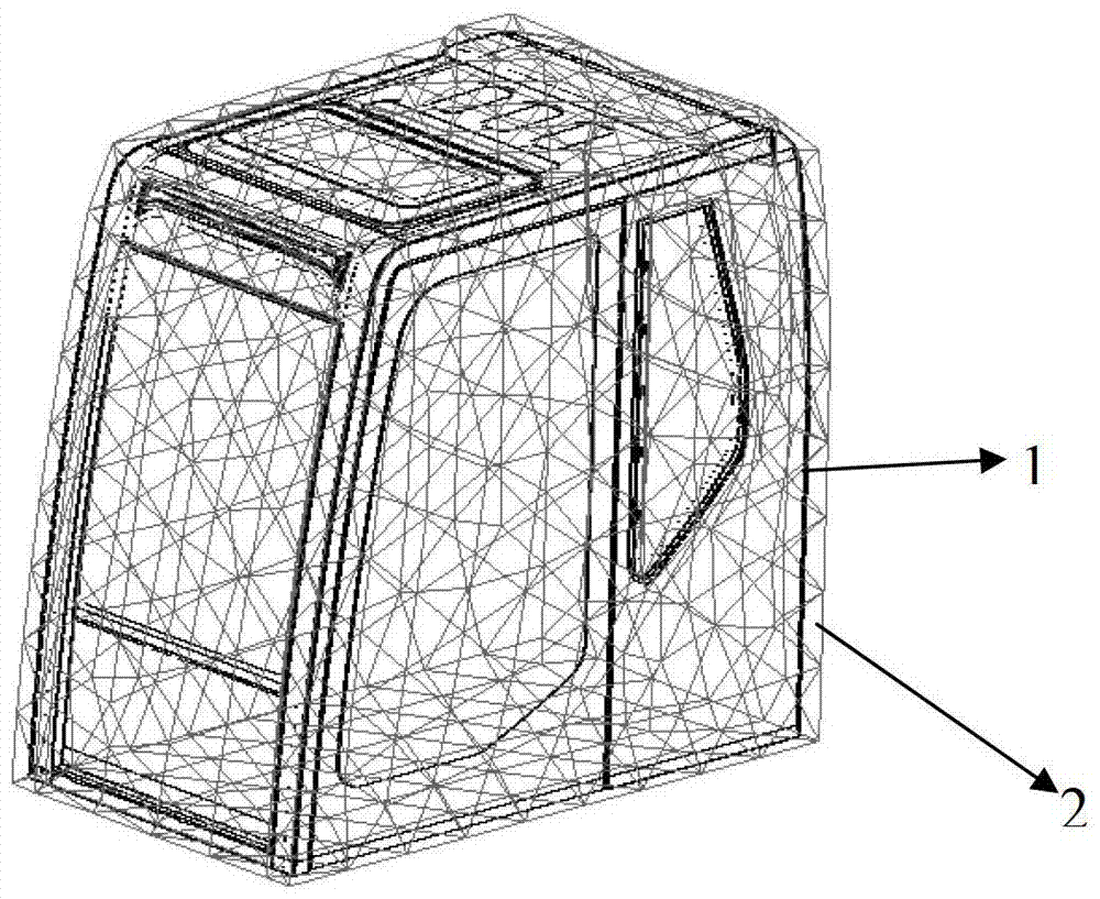 A cab design method based on cab sound insulation analysis