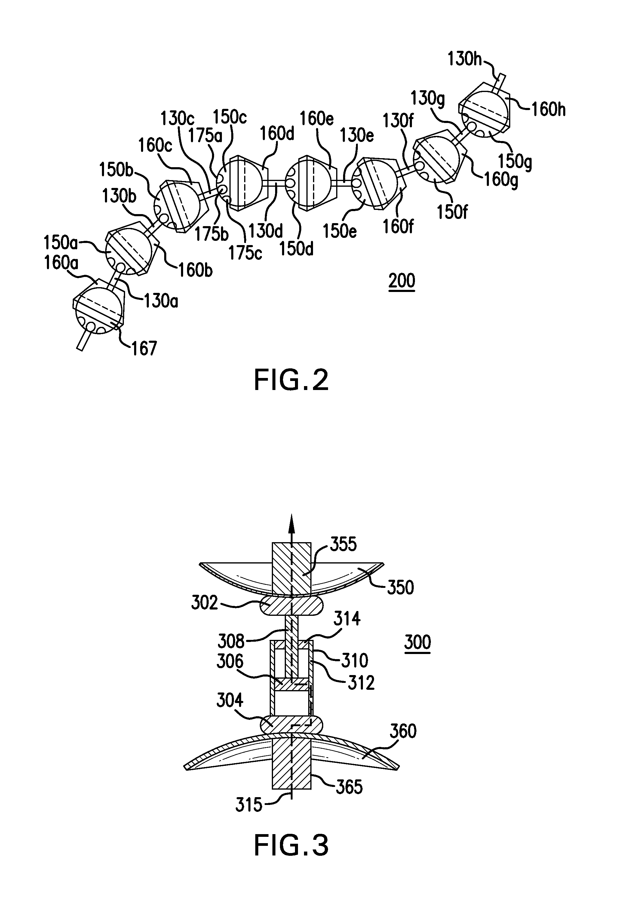 Mobile fibers and elongated structures and units thereof