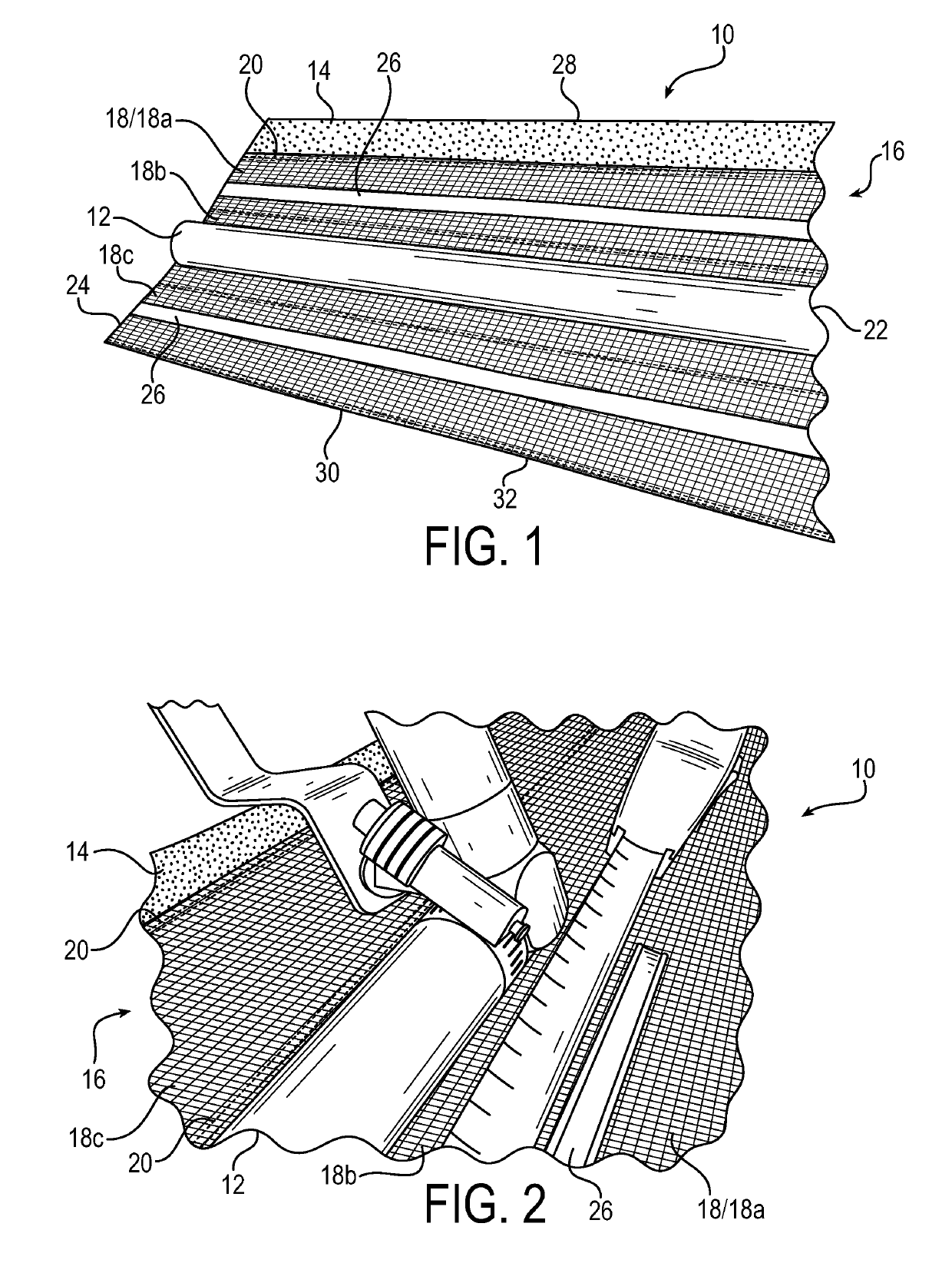 Wrapped hose heater assembly with hot pocket configuration